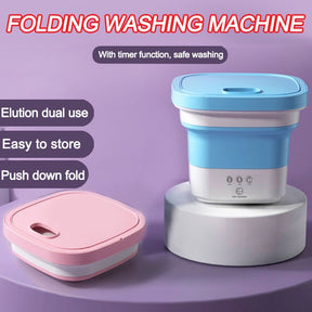 Techoye Portable Folding Washing Machine with Dryer