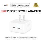 35W Dual USB-C Port Compact Power Adapter