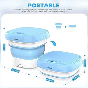 Techoye Portable Folding Washing Machine with Dryer