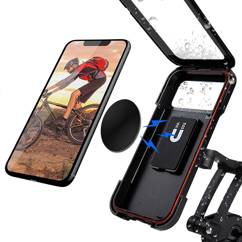 360° Bicycle Motor Bike Waterproof Phone Case Mount Holder