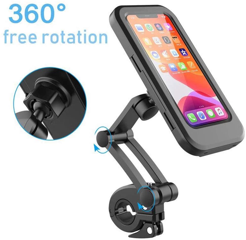 360° Bicycle Motor Bike Waterproof Phone Case Mount Holder