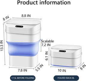 Techoye Foldable Sensor Dustbin