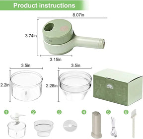 4 in 1 Electric Vegetable Cutter