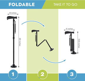 Foldable Trusty Cane