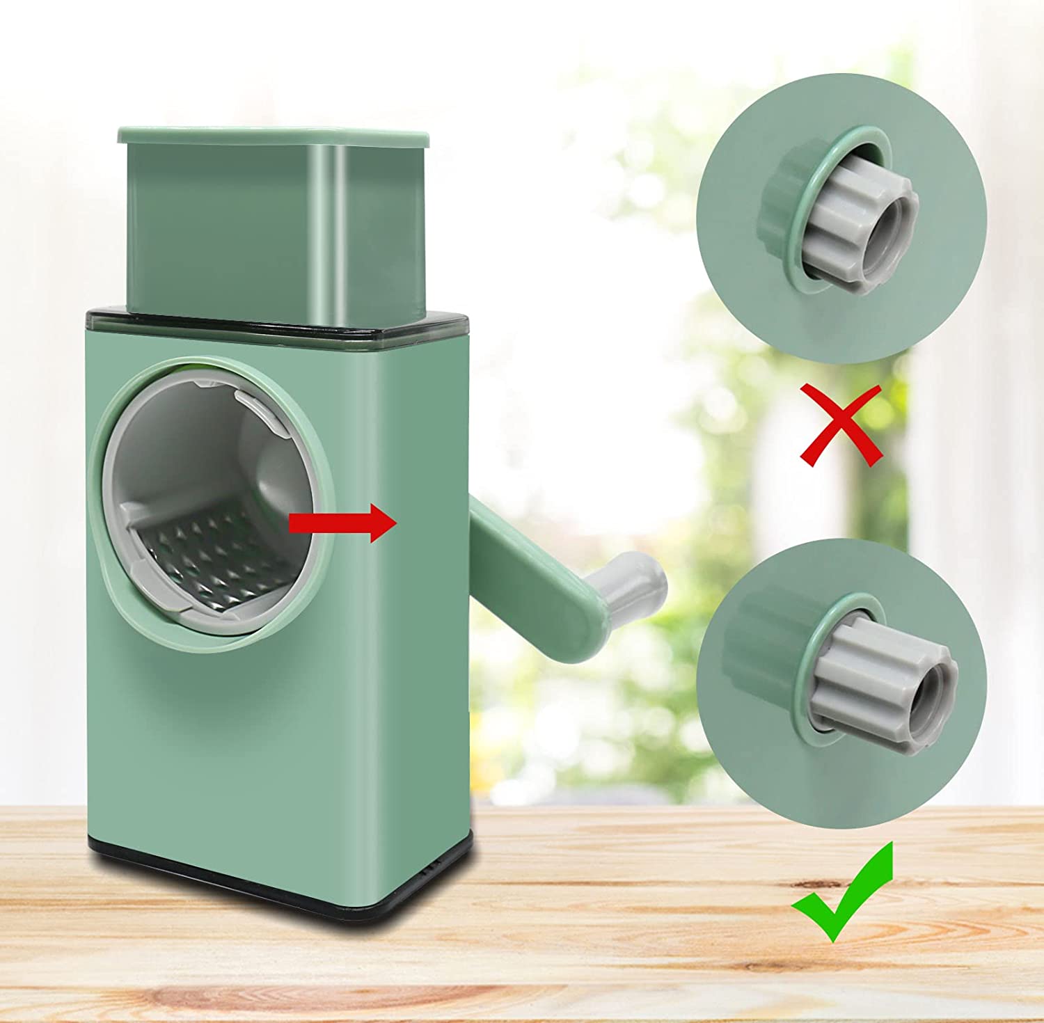 Techoye Rotary Vegetable Cutter