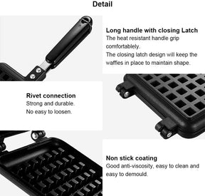 Techoye Chocolate Waffle Maker Mold