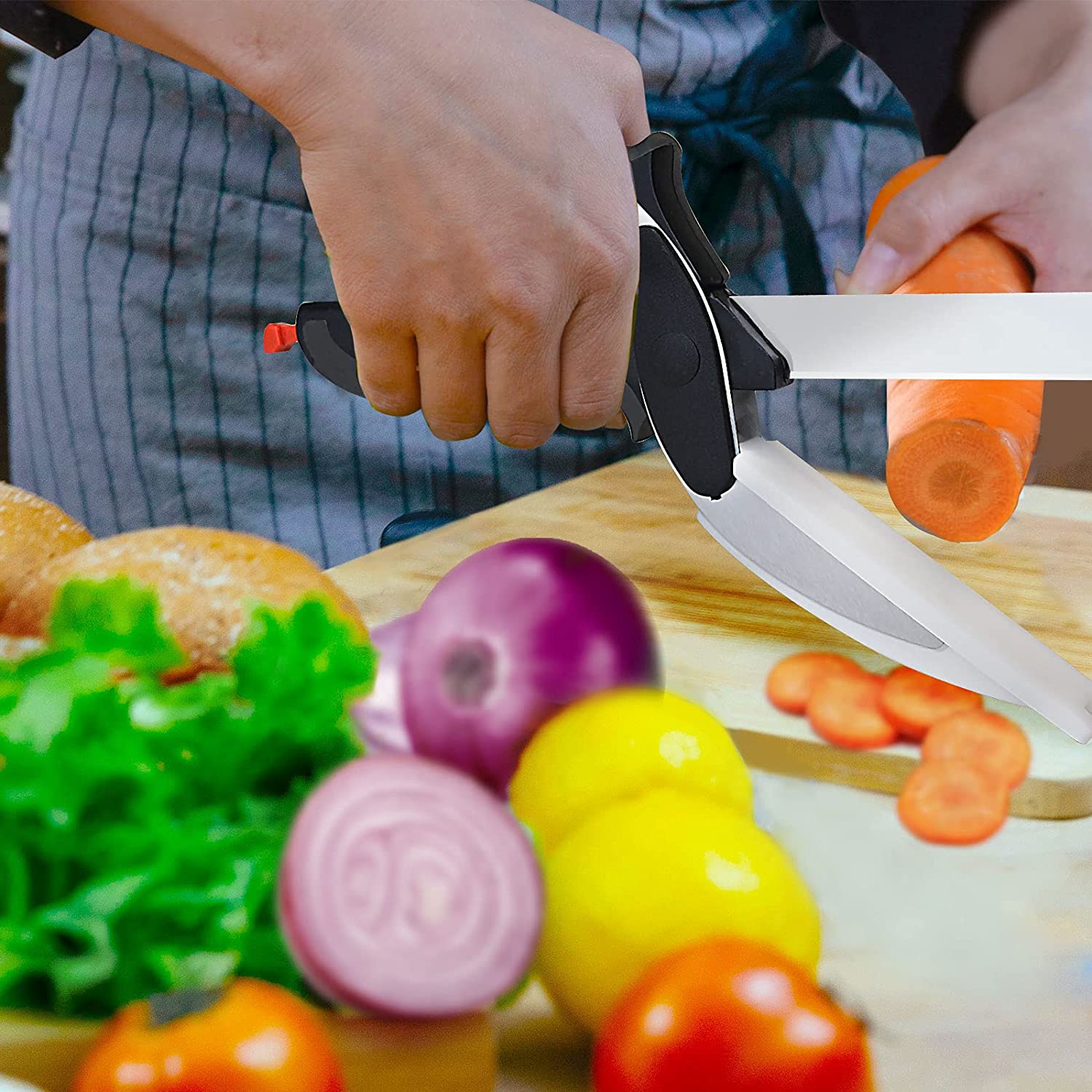 Clever Cutter - 2 in 1 Kitchen Knife