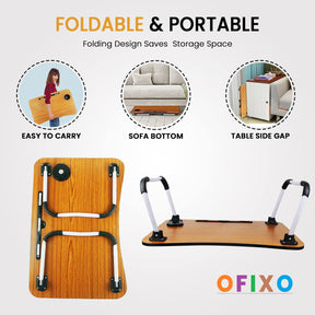 Techoye Foldable Wooden Laptop Table