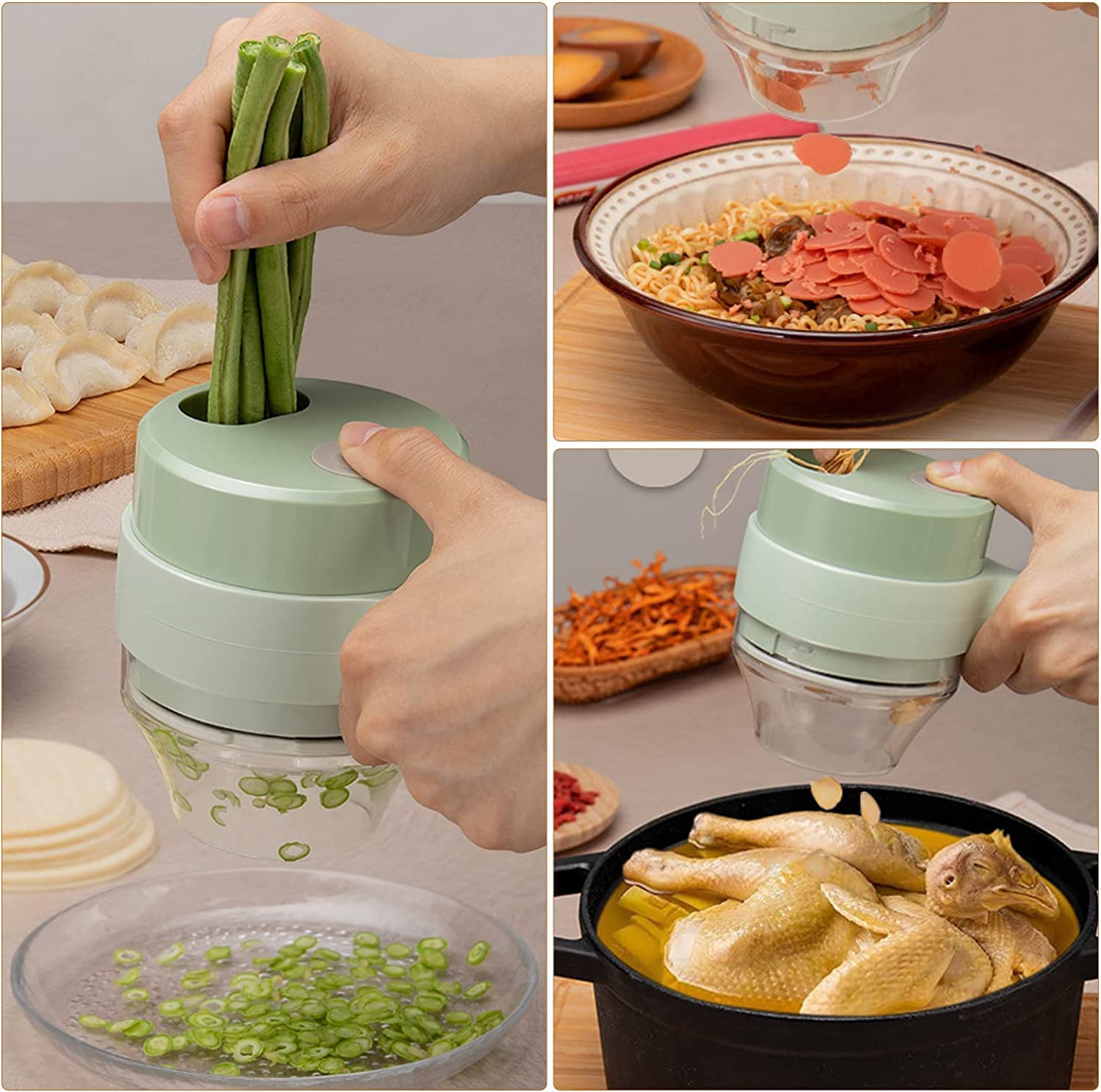 4 in 1 Electric Vegetable Cutter