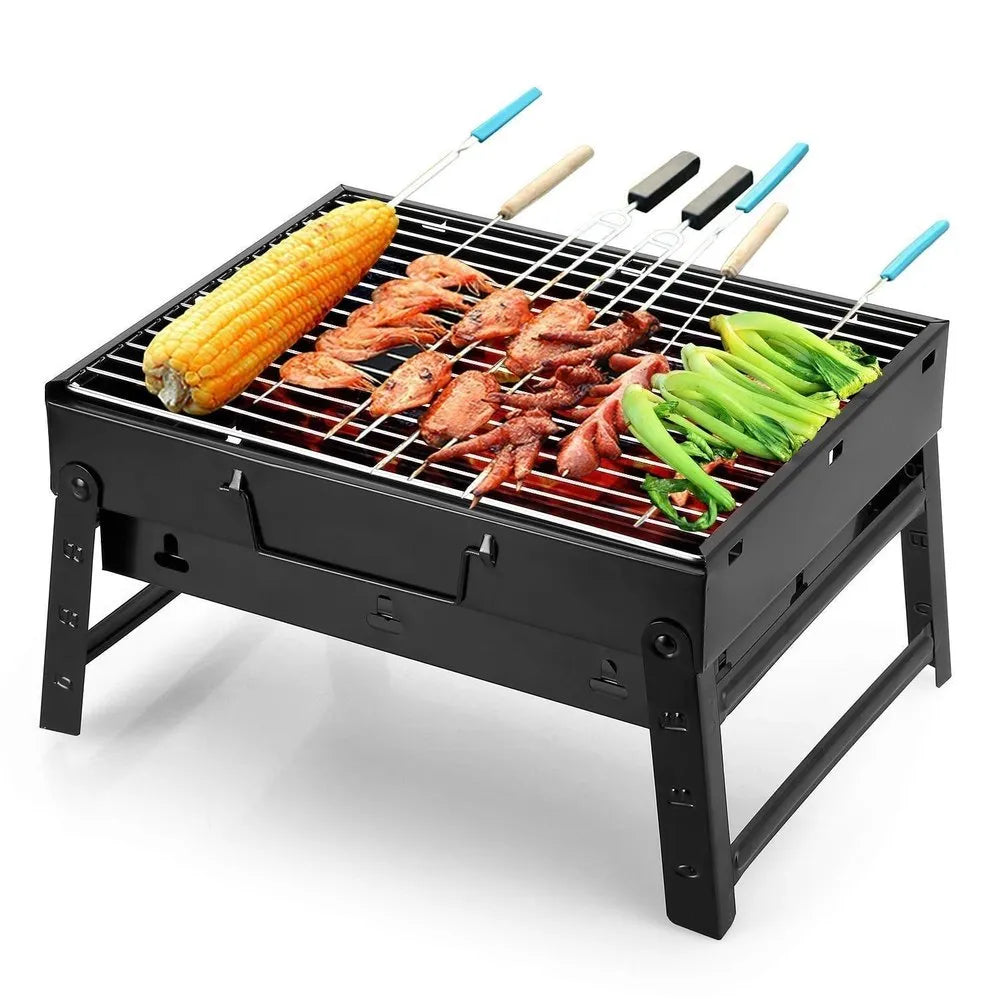 Techoye Portable & Foldable BBQ Grill Space Saver