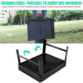 Techoye Portable & Foldable BBQ Grill Space Saver