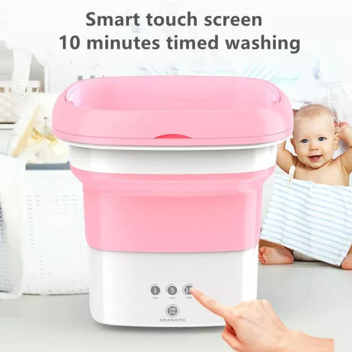 Techoye Portable Folding Washing Machine with Dryer