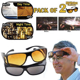 Techoye Day and Night Vision Glasses (Pack Of 2)