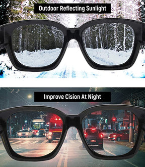 Techoye Day and Night Vision Glasses (Pack Of 2)