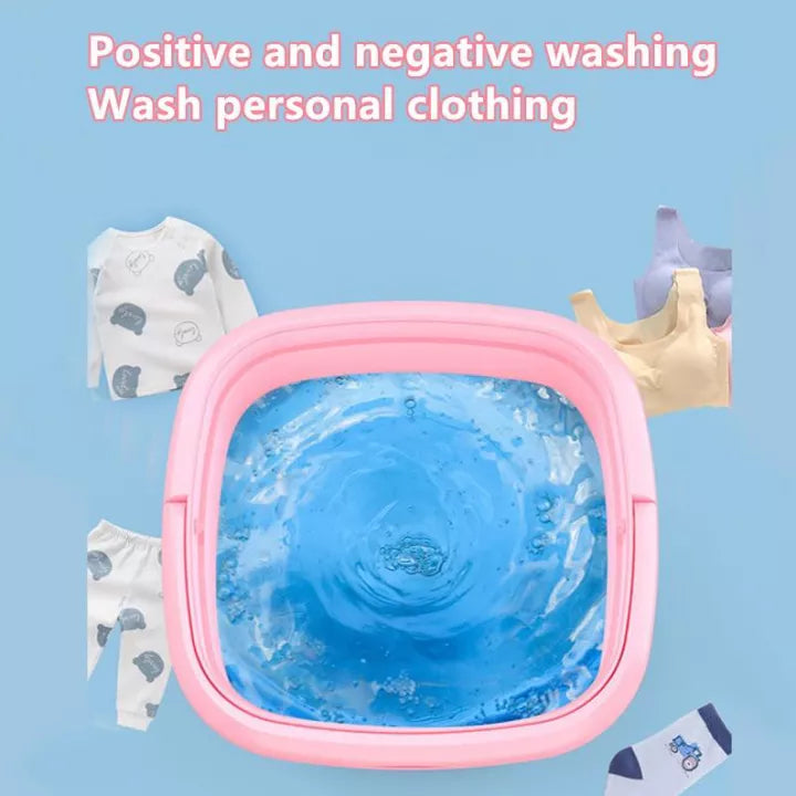 Techoye Portable Folding Washing Machine with Dryer