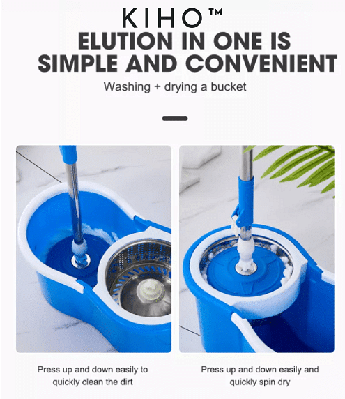 Easy Spin Magic Mop With Steel Bucket