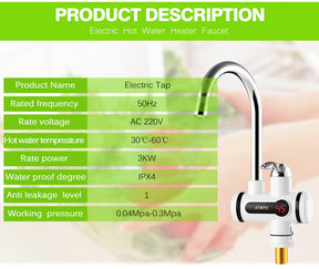 Techoye Instant Electric Hot Water Tap