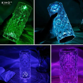 Rechargeable 3D Diamond Crystal Led Lamp