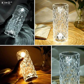 Rechargeable 3D Diamond Crystal Led Lamp