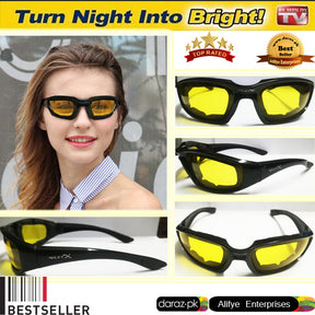 Techoye Day and Night Vision Glasses (Pack Of 2)