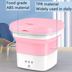 Techoye Portable Folding Washing Machine with Dryer