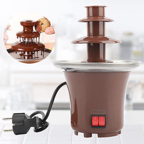 3-Tier Stainless Steel Chocolate Fountain Machine