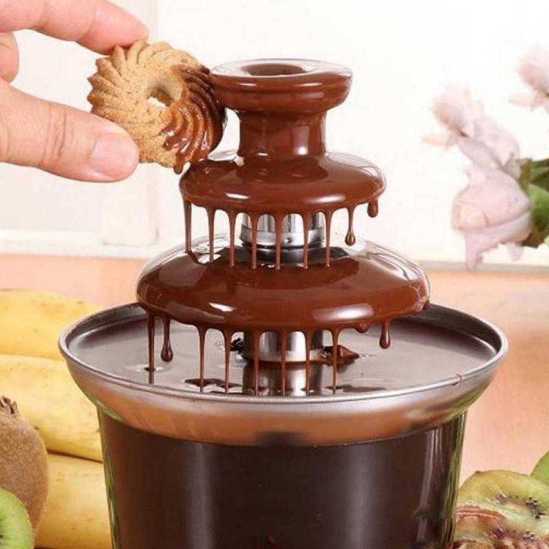 3-Tier Stainless Steel Chocolate Fountain Machine