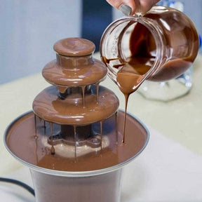 3-Tier Stainless Steel Chocolate Fountain Machine