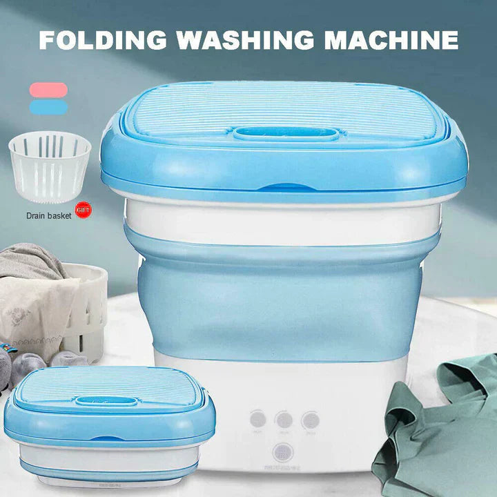 Techoye Portable Folding Washing Machine with Dryer