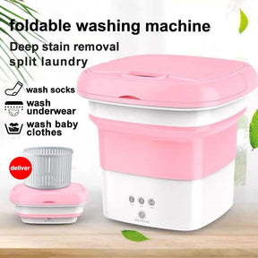 Techoye Portable Folding Washing Machine with Dryer