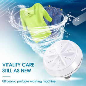 Techoye Portable USB Ultrasonic Turbine Laundry Washing Machine